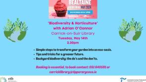 Carrick-on-Suir Library to host biodiversity and horticulture talk 