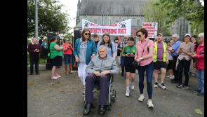 Tipperary Protestor - 'All I can say is you have blood on your hands if he should die'