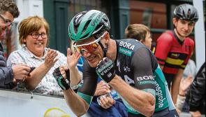 Tipperary cyclist Sam Bennett returns to the winner's enclosure in France