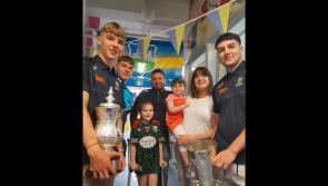 IN PICTURES: Victorious minor hurlers bring cups to visit sick patients after All-Ireland win