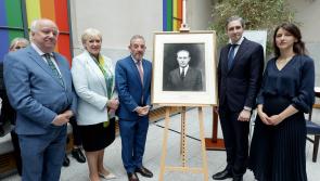 PICTURES: Taoiseach unveils portrait of Senator on 50th anniversary of killing 