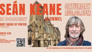 Sean Keáne to perform in concert at Clonmel's Abbey House of Prayer