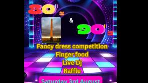 An '80s and '90s disco night in aid of Ballingarry's Copper Steeple planned in Killenaule 