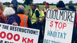  An environmental group founded in Tipperary stage protest at Coolmore acquired farm 