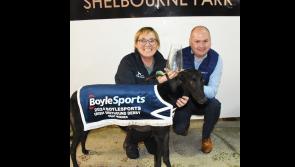 A night to remember for Graham Holland and his greyhound racing team