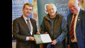 LOCAL HERO: Elderly Tipperary man wins deserved Carer of the Year award
