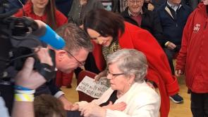 WATCH: Moment Alan Kelly sticks badge on adoring mother