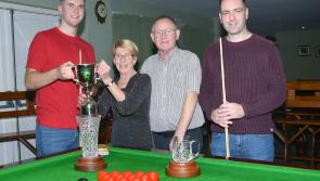 Ace snooker player Francis Roche wins Carrick-on-Suir's Billy Mackey Memorial Cup 