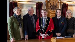 Students of secondary school in Tipperary are honoured by town's first citizen