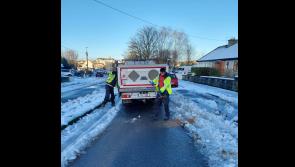 IN PICTURES: Officials on the ground removing snow around Tipperary after overnight snowfall