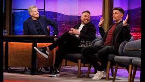 The 2 Johnnies rouse the crowd during GAA special on the Late Late Show