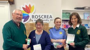 Roscrea Lions Clubs point out that ‘Message in a Bottle’ can save lives 