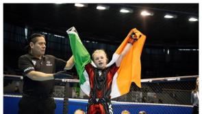 Youngest ever Irish female takes home gold medal for Ireland at European MMA Championships