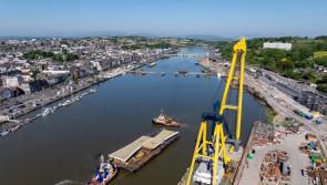 'Two extraordinary sights'- Landmark project being built in Irish city marks major milestone