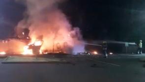 LATEST: Investigation continuing following fire that destroyed ambulance at Mayo hospital 