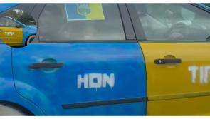 FANS' PICTURES: The 2 Johnnies snap car load of Tipperary lads on way to Croke Park 