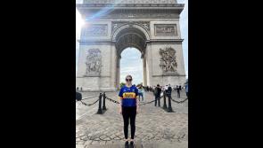 PICTURE: Tipperary supporter predicts Premier County 'triumphe' in Paris ahead of All Ireland