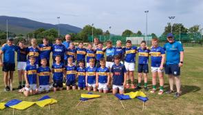 PICTURE: Local GAA club shows their support for Tipperary hurling team during training
