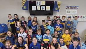 PICTURE: Summer camp show their support for local teacher and Tipperary team player