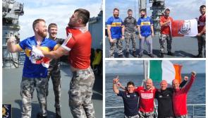Proud Tipperary Naval sailors 'get to grips' with Cork shipmates ahead of All-Ireland final