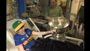 WATCH: Young Tipp supporter goes viral after Kerry visit Temple Street with Sam Maguire Cup!