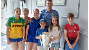 All-Ireland winning captain Maher quizzed by young GAA fans at Portlaoise homecoming!