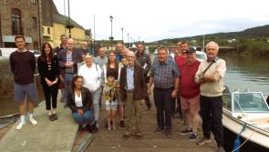 Nine boats of river cruising tourists enjoyed weekend visit to Carrick-on-Suir 