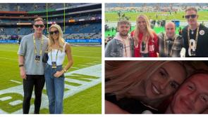 PICTURES: Sharlene Mawdsley and Michael Breen take to Croke Park for NFL Dublin game