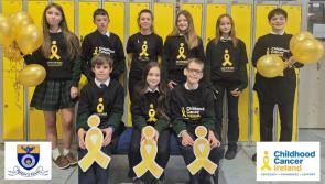 Students and staff at Cashel Community School go gold for Childhood Cancer&nbsp;Awareness Month