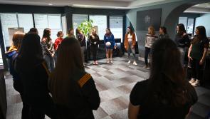 Erin Hennessy is representing Tipperary in ladies football leadership skills programme 