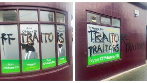 BREAKING: Tipperary TD's town constituency office vandalised with graffiti