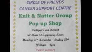 Pop-up shop opened in Tipperary Town to support local cancer care group