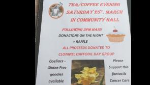 Tea/coffee evening to be held in Newcastle to support Clonmel Daffodil Day Group