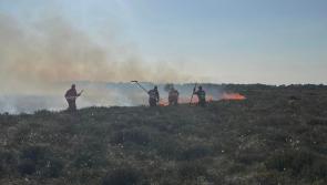 Tipperary fire crews battle gorse fire as status orange warning issued due to hot weather