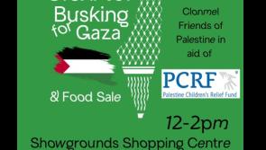 Busking for Gaza in Clonmel