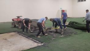 Tipperary company goes over the border to lay brand new indoor astro turf pitch