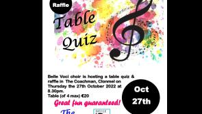 Clonmel choir to hold table quiz