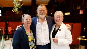 Nenagh woman meets Brendan Gleeson as she is nominated for award