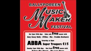 ABBA Super Trouper to headline Ballyporeen Music Makers Festival this weekend
