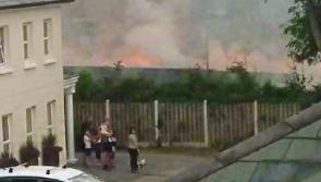 Grass fire erupts dangerously close to Clonmel housing estate