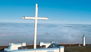 Mass at the Holy Year Cross over Clonmel on Bank Holiday Monday