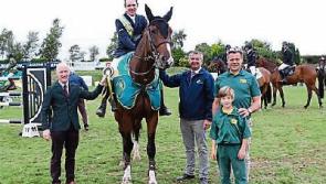Tipperary showjumper Greg Broderick is National Champion for the third time