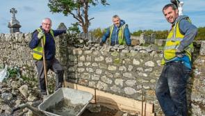 Repairs carried out at Rathcoole Cemetery, Fethard