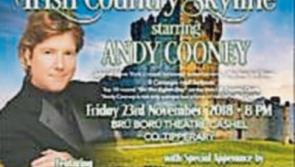 Country singer Andy Cooney for Brú Ború, Cashel Heritage Centre 