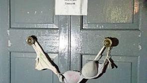 Tipperary Feminist Collective protest at Cashel District Court in sympathy with victims
