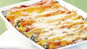 Gingergirl: Serve up a feast with this spinach and feta cannelloni