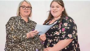 Roscrea student Courtney Conroy presented with WiSTEM2D award by global healthcare company Johnson & Johnson