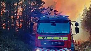 Fire fighters spent 12 hours battling forest fire in Tipperary’s Glen of Aherlow 