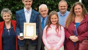 Comhaltas Ceolteoiri Eireann Honours Diploma for Darragh Carey Kennedy from Roscrea 