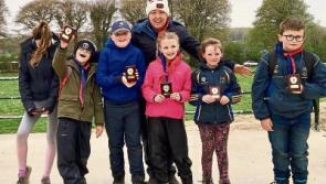 Scouts compete in the cub county challenge representing Roscrea sixth club